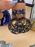 Orecchini Amany Lobo Pendenti In Legno Stile Etnico Bohémien