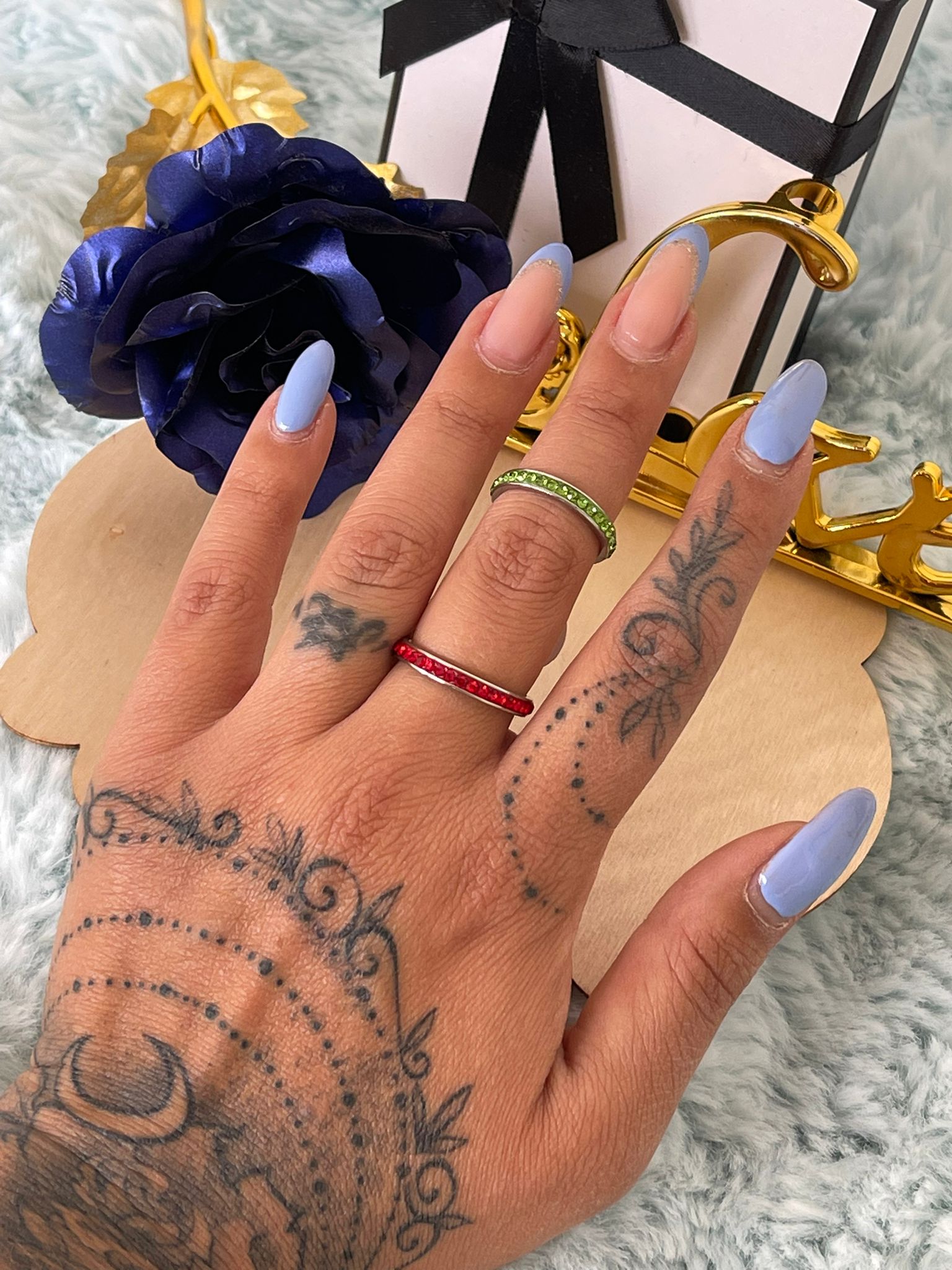 Anelli Eternity in Acciaio Inossidabile con Cristalli Scintillanti