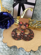 Orecchini Amany Lobo Pendenti In Legno Stile Etnico Bohémien